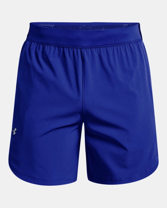 Men's UA Stretch Woven Shorts in Blue image number 7
